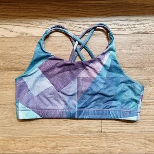 Athletes Girl Printed Upbeat Sports Bra